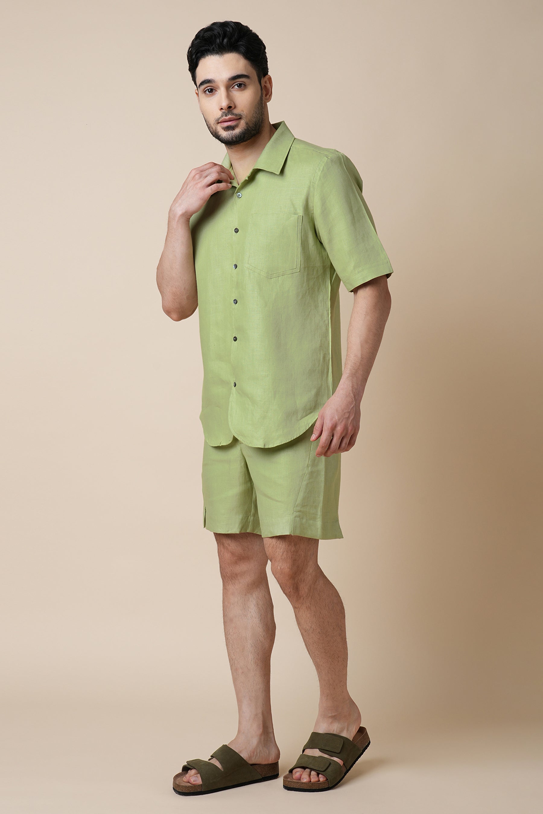 Set of 2: Palm Shirt & Bonzai Shorts