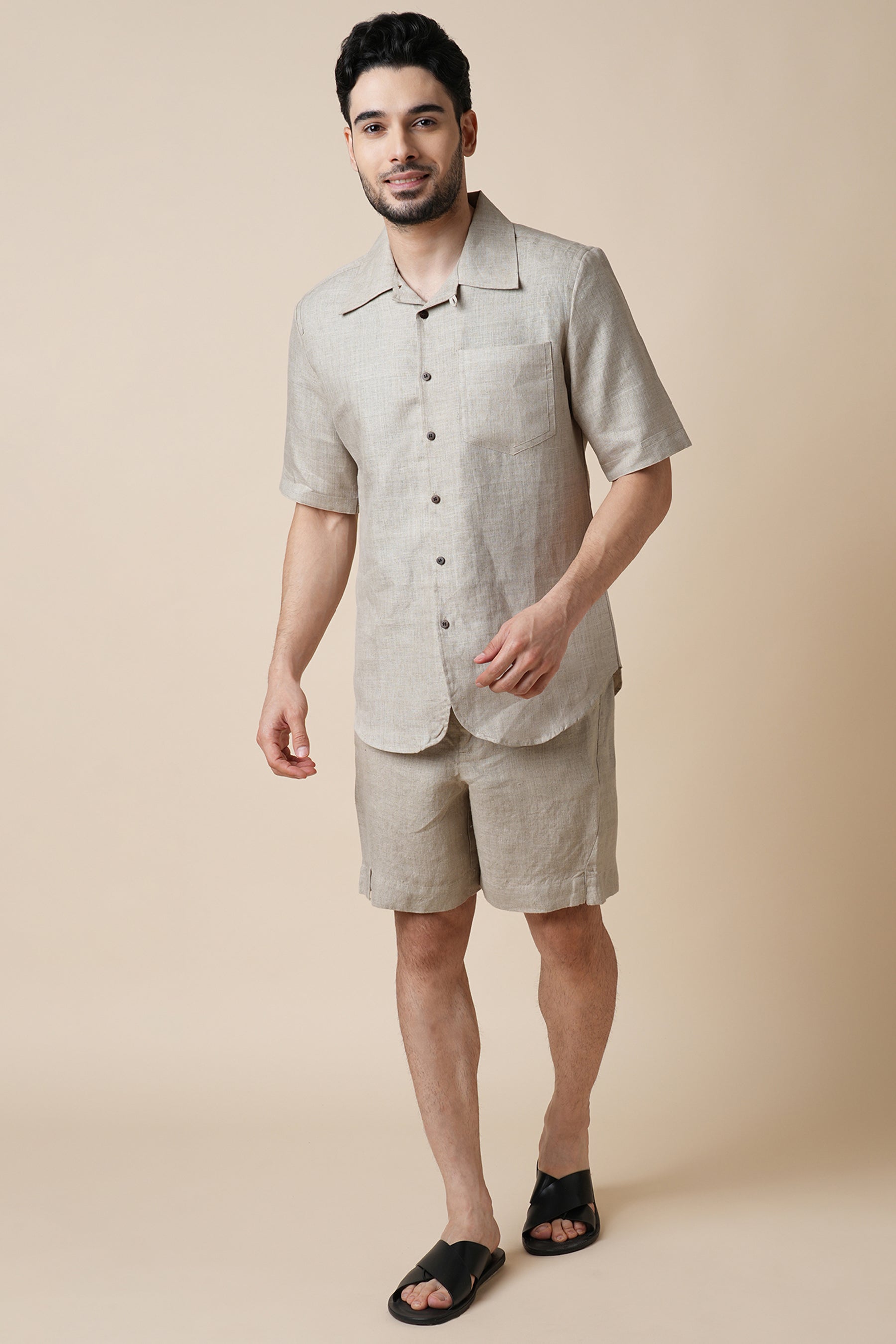 Set of 2: Palm Shirt & Bonzai Shorts