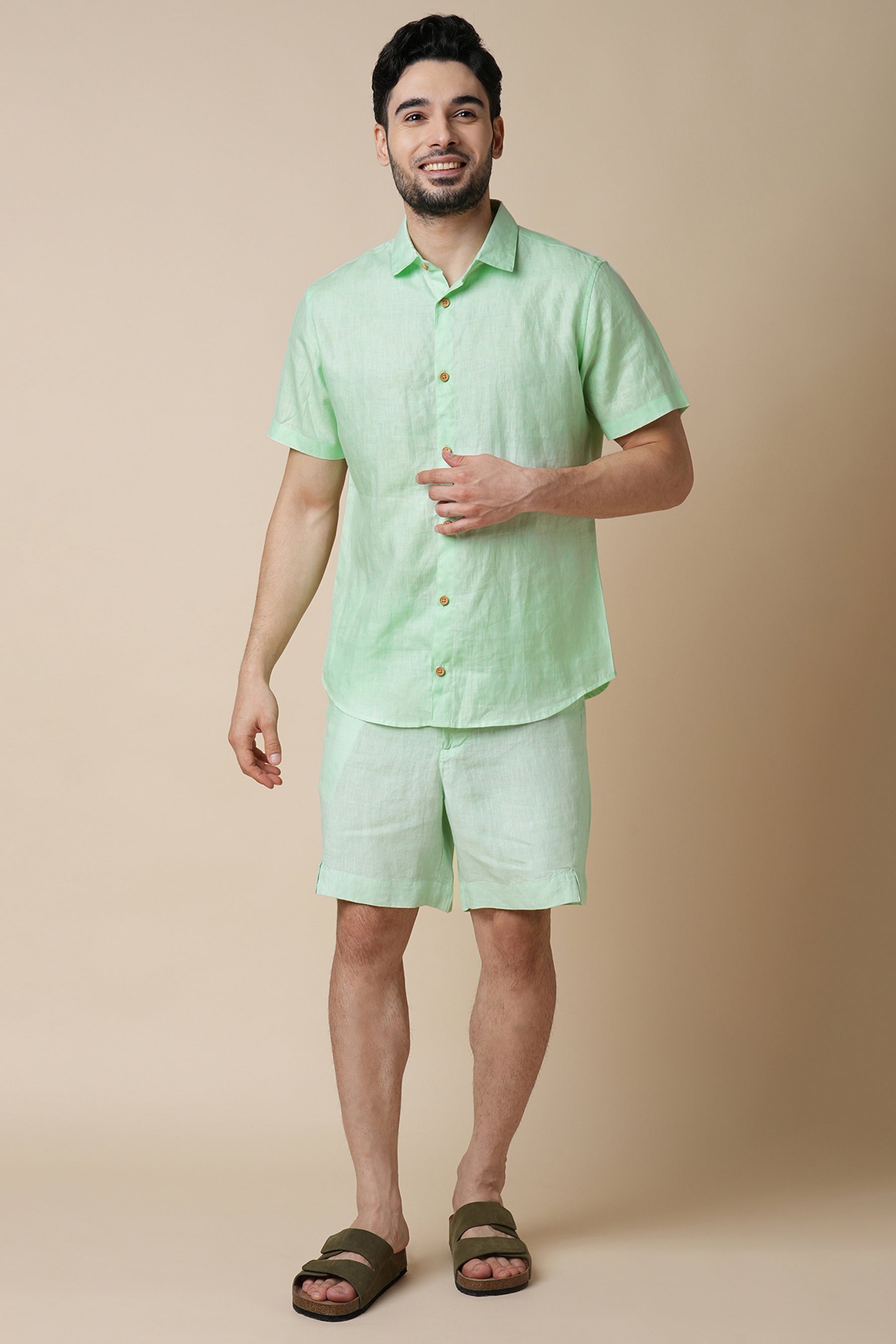 Set of 2: Vital Shirt & Bonzai Shorts - Mint