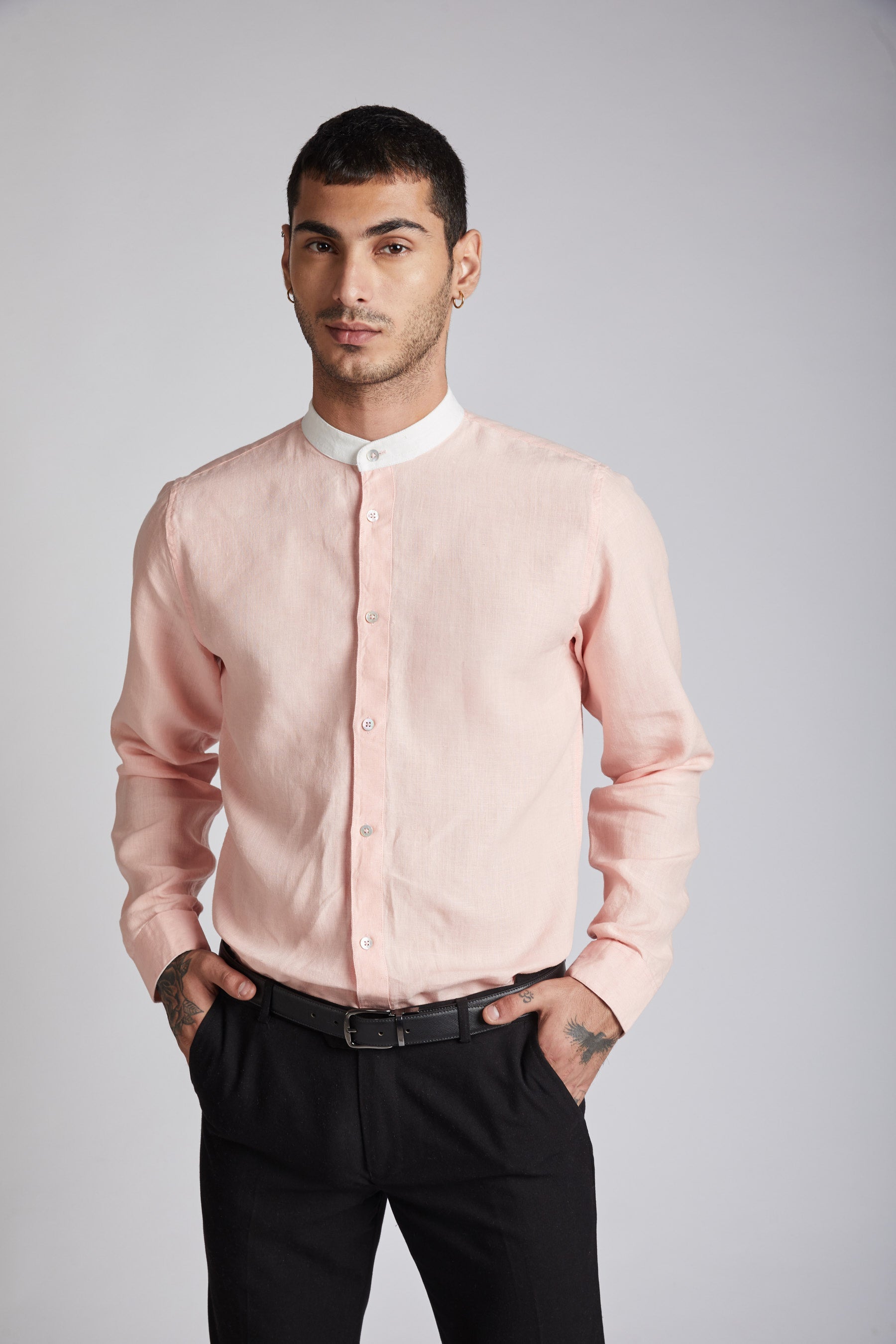 Orbit Contrast Collar Shirt